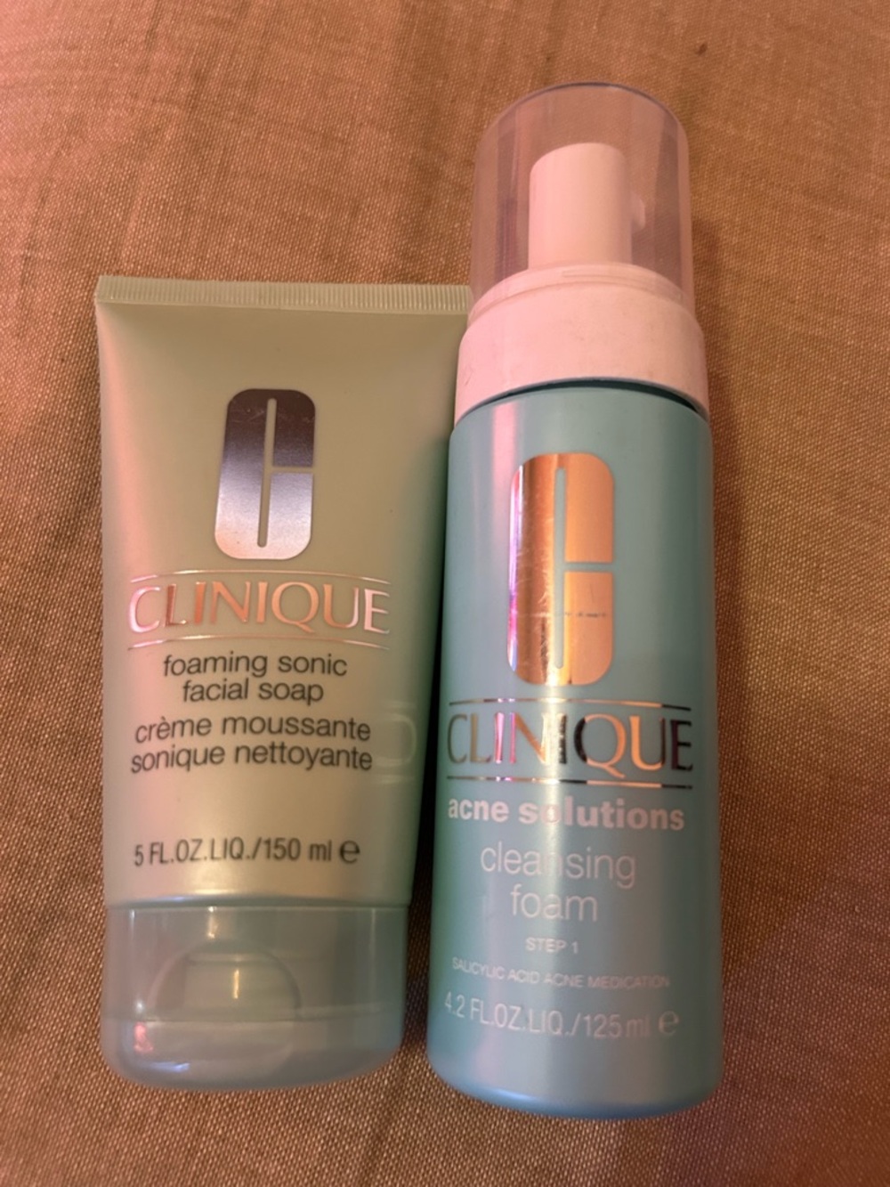 Two Full Size Clinique Cleansers